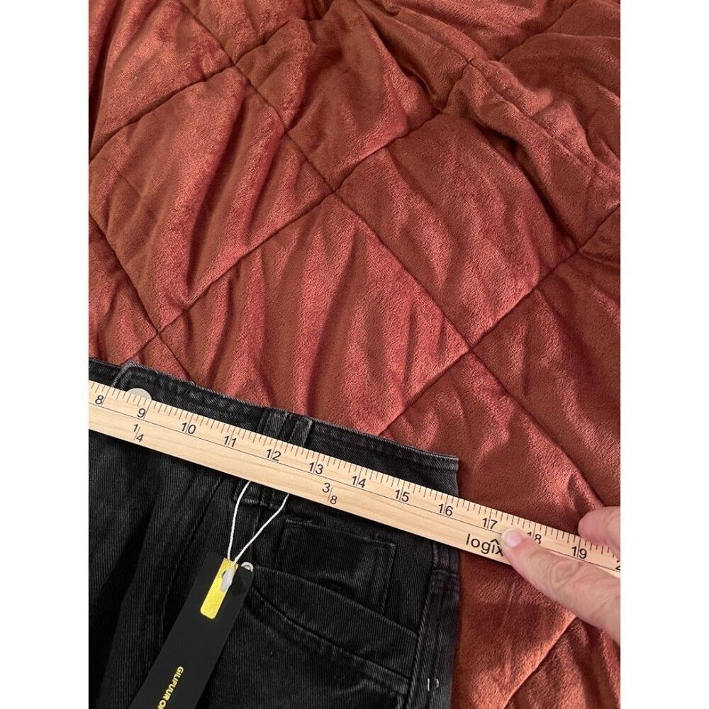 Gilipur Womens Black Wide-Leg Jeans ML069 29" Inseam Cotton/Polyester - Picture 10 of 11